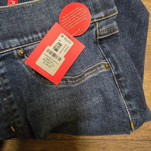 Spanx Distressed Skinny Ankle Jeggings MidWash ‎ Pull On Jeans  XS $128 Stretch - Picture 5 of 5